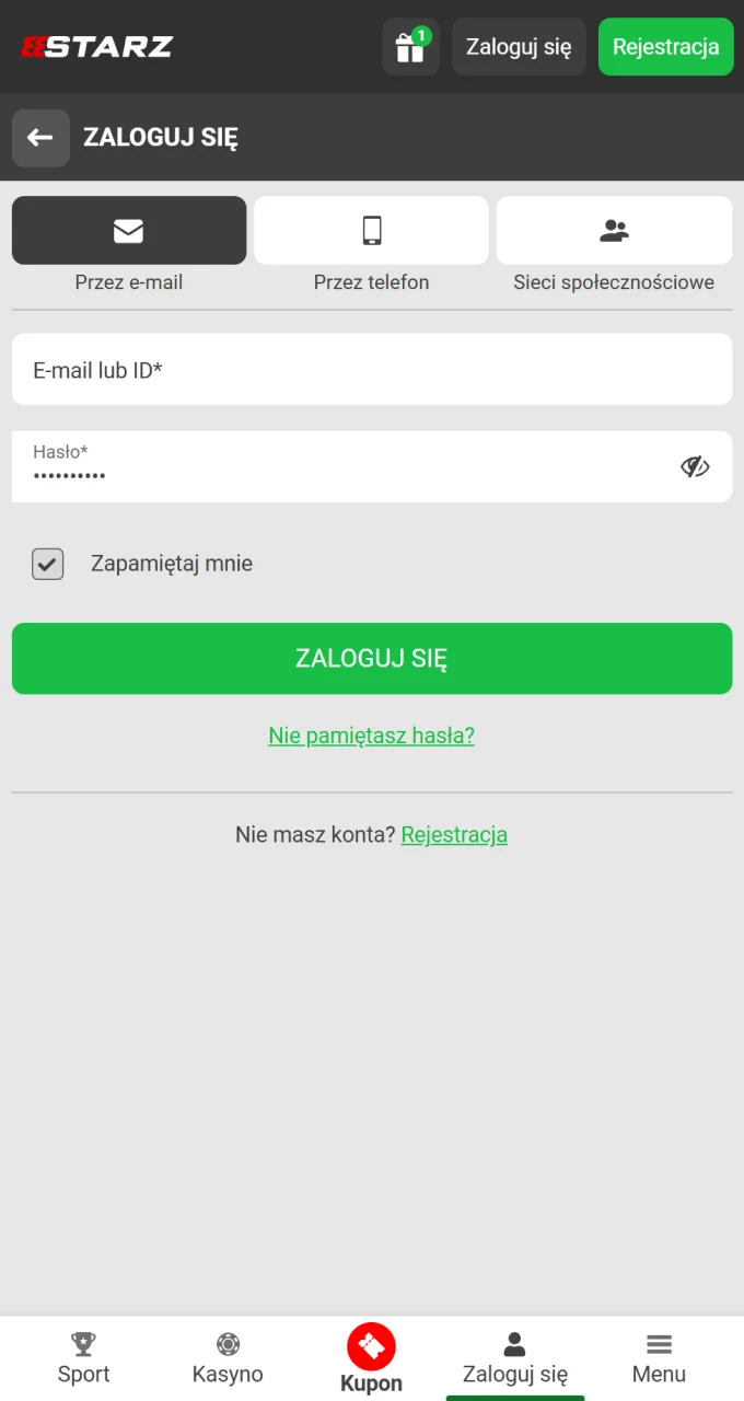 Zaloguj się na swoje konto, aby cieszyć się pełną wersją gry Chicken Road.